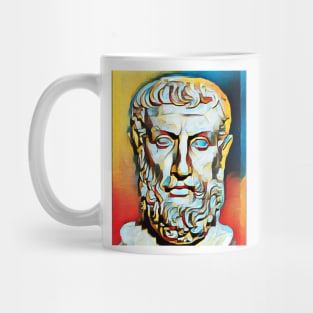 Parmenides of Elea Abstract Portrait | Parmenides of Elea Artwork 3 Mug